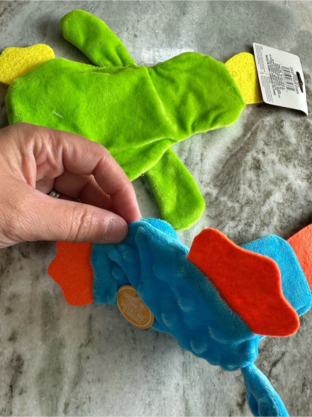 Interactive Plush Duck Dog Toys - Pack of 2